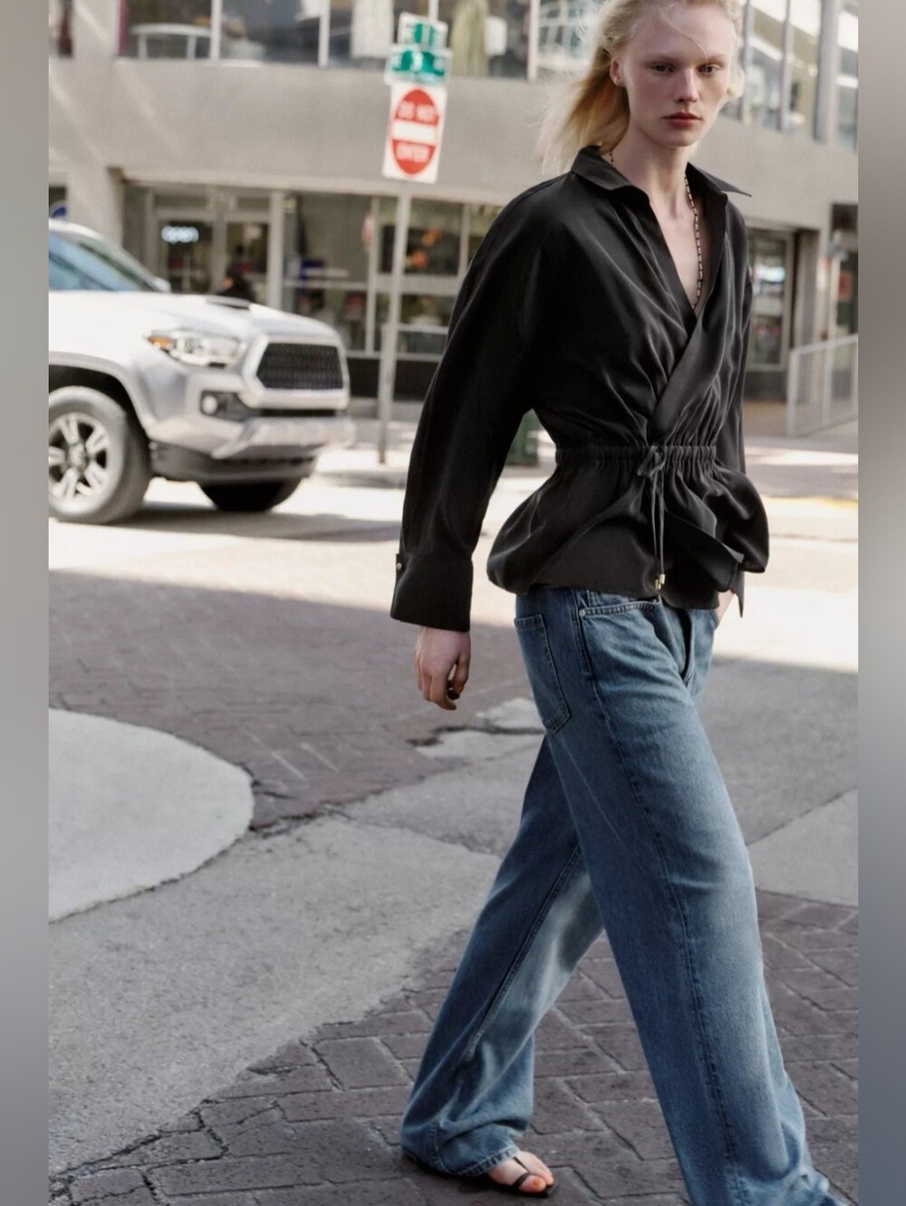 ZARA BLACK FLOWY SAFARI SHIRT 🖤🖤🖤